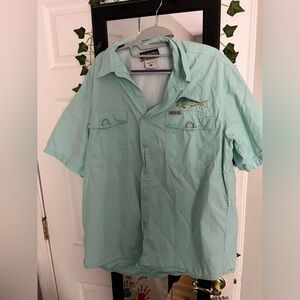 Columbia Aqua Short Sleeve Shirt